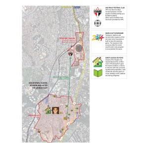 Relationship between Morumbi Stadium and Paraisopolis
